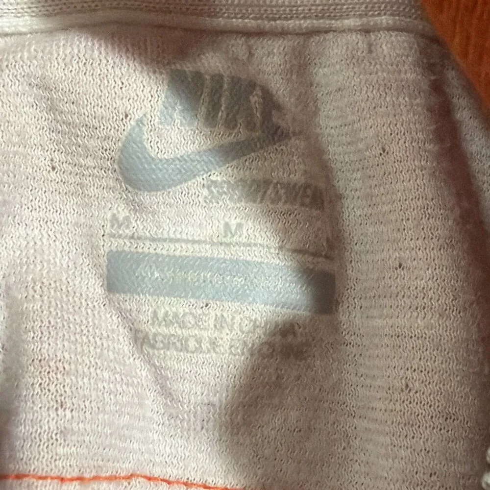 Nike Sweatshirt Full Zip Men's Medium Vintage Metal Zip